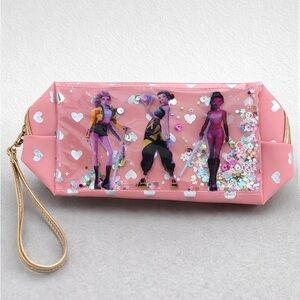 KPOP Demon Hunters Pouch Bag | Cute Character Wristlet Cosmetic Bag | New